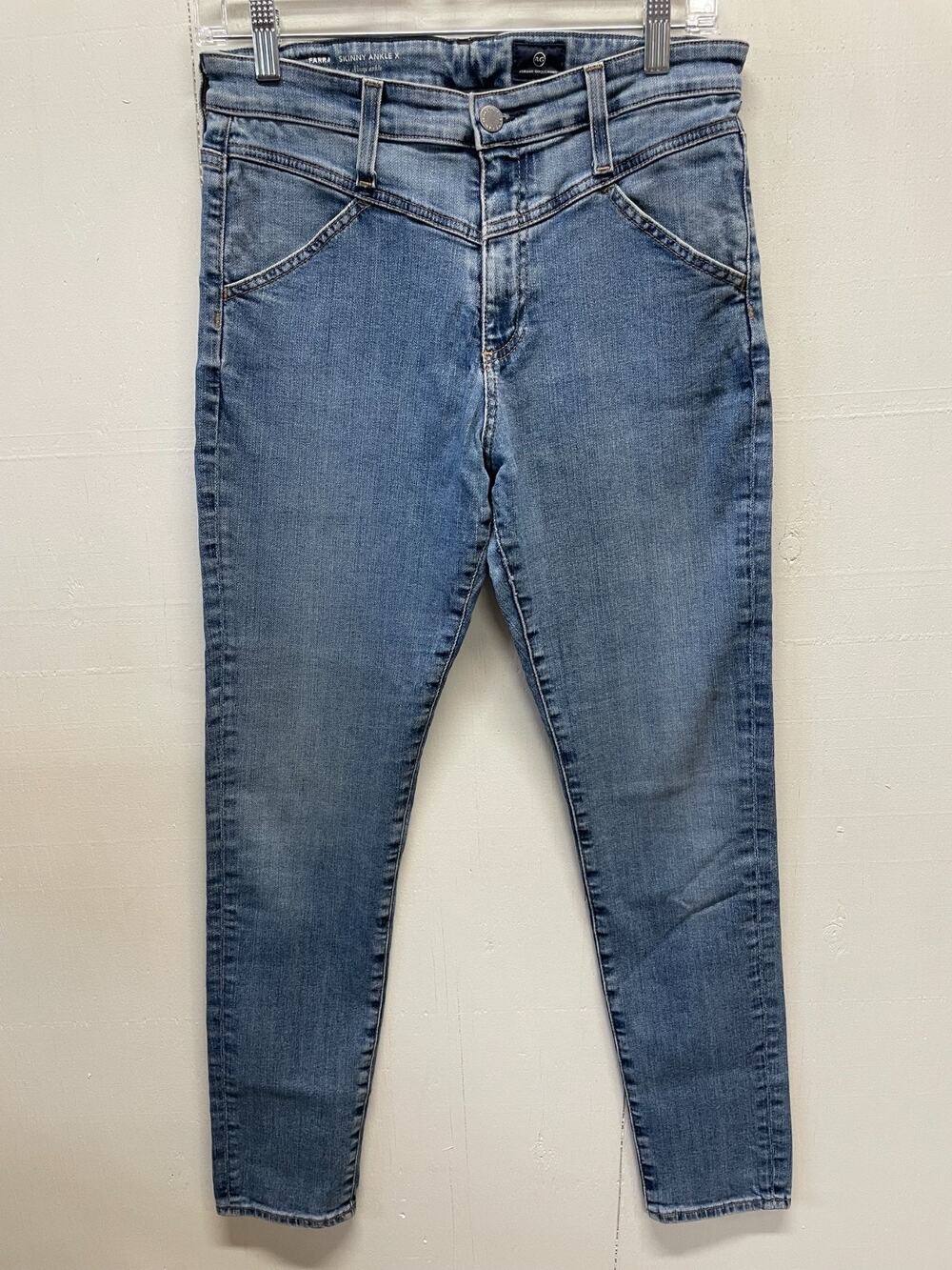 AG Adriano Goldschmied Women's Farrah Skinny Ankle Jeans Hi-Rise Size 29R
